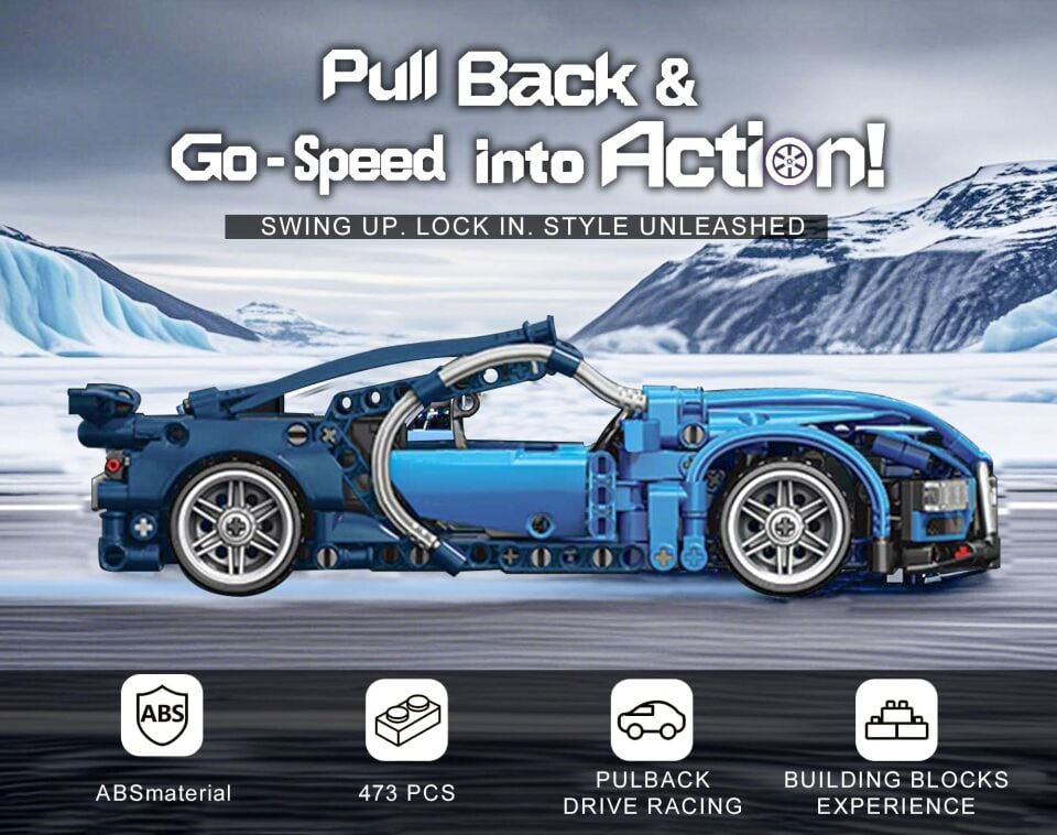 9055-5 TOYSE TOYS BRİCKS SPEED MAVİ -EKN