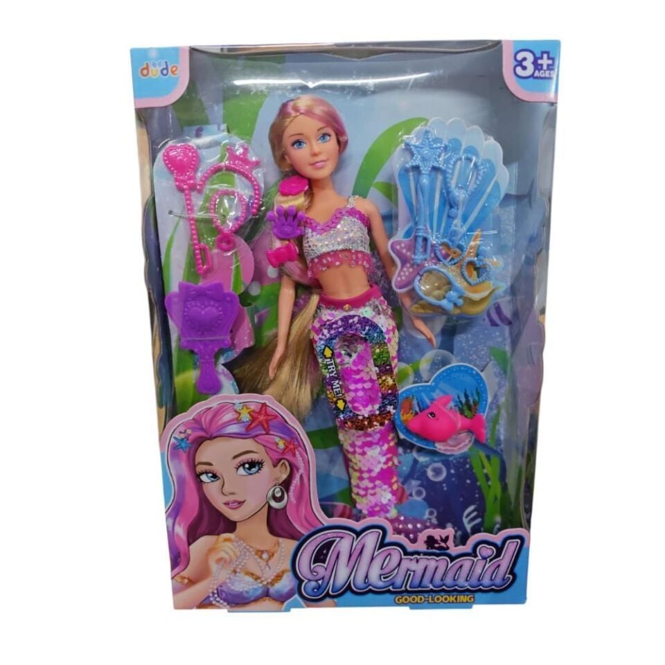 SH40687 KUT.MERMAİD DENİZ KIZI BEBEK 29CM -ZRV