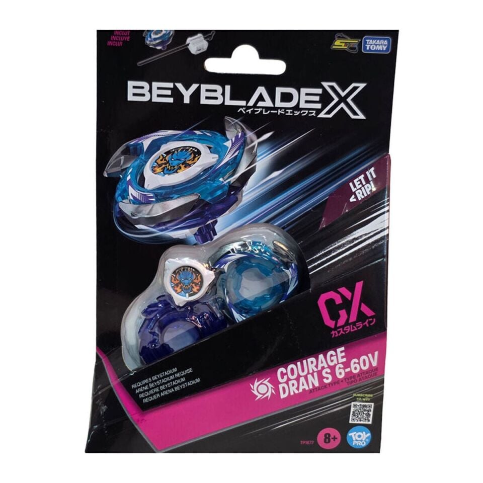BEY25000 Beyblade Tekli Set X CX Courage Dran S 6-60V - TP1677