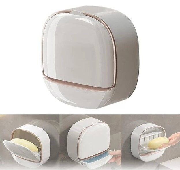 Drenaj Hazneli Kapaklı Katı Sabunluk