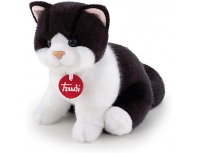 Trudi Peluş Siyah Beyaz Kedi 20 cm