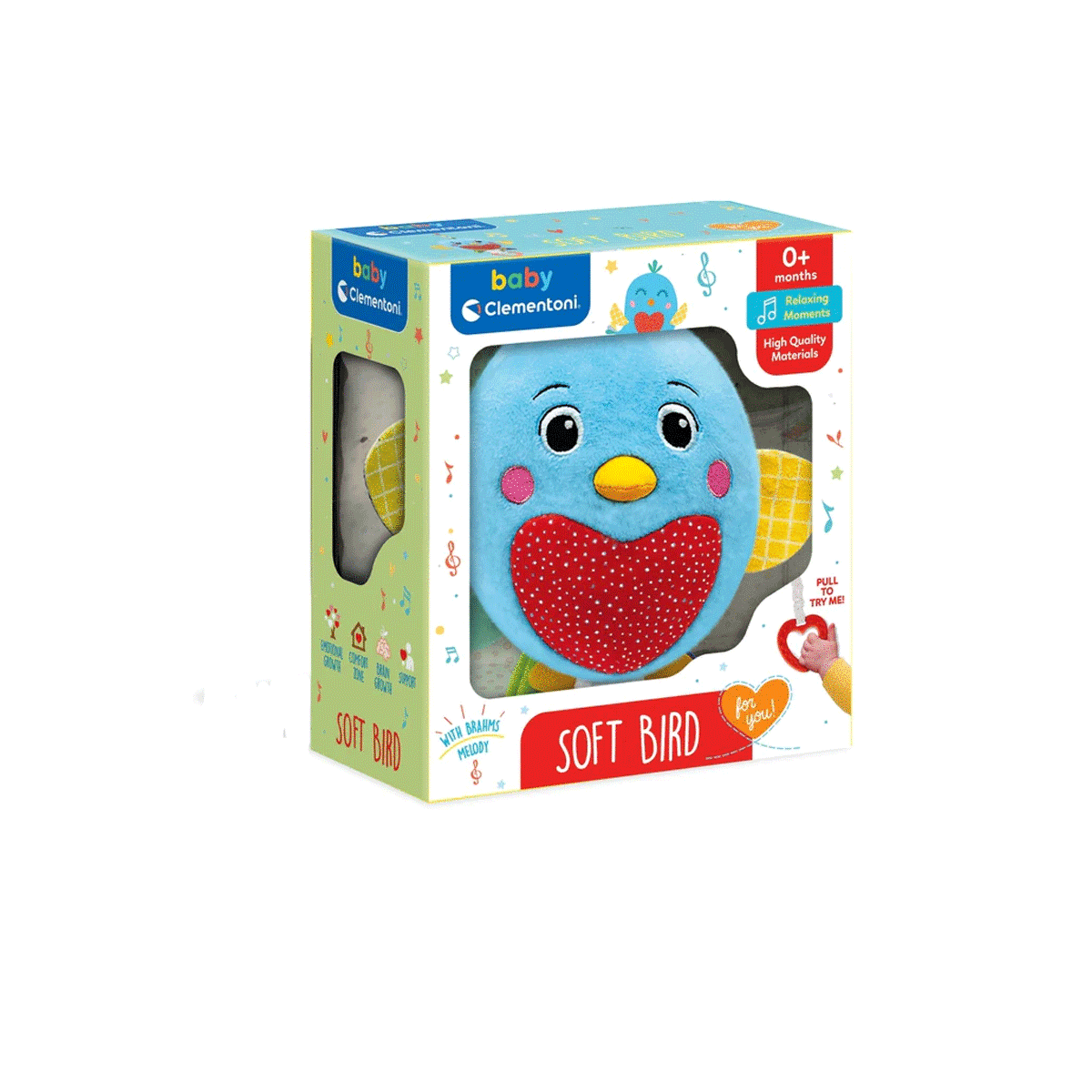 Clementoni Baby Müzikli Peluş Kuş 17794