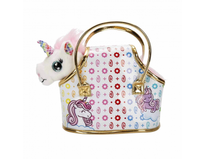 Cutekins Taşıma Çantalı Peluş Unicorn Lou Lou