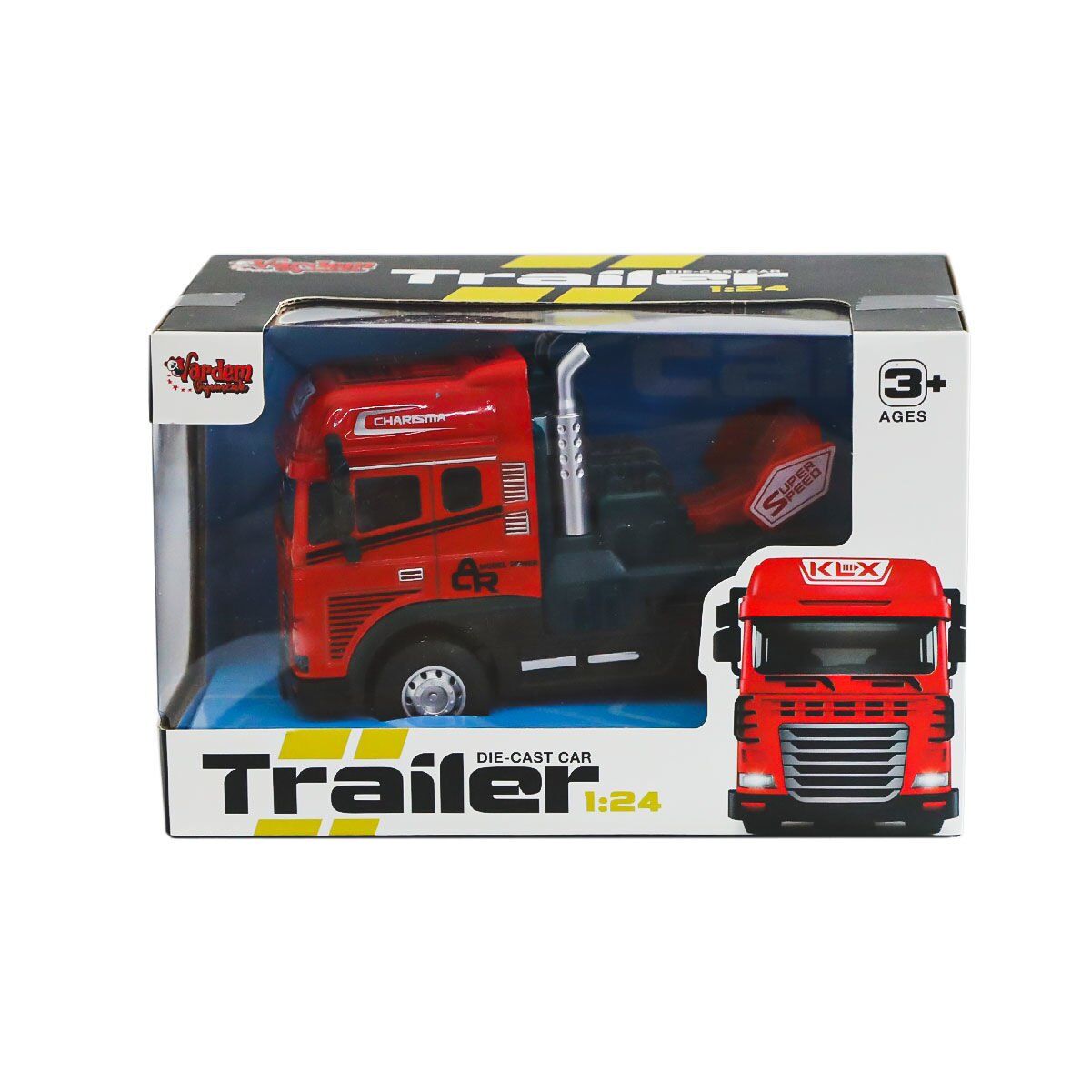 Vardem 1:24 Sürtmeli Işıklı Müzikli Çekici Tır Kafası KLX600-344