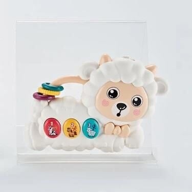 855-201D PİLLİ MÜZİKLİ KUZU -ZRV