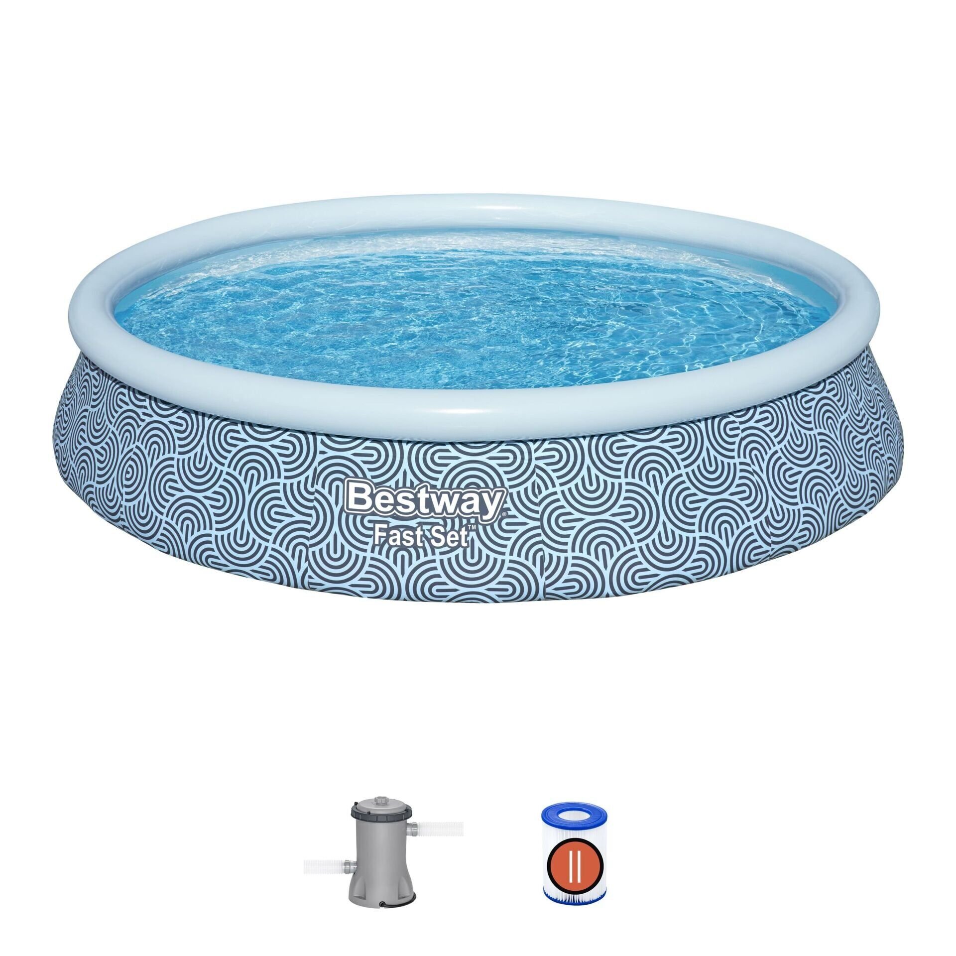 Bestway® 57376 Fast Set™ Çember Şişme Havuz Seti 3,96 m x 84 cm