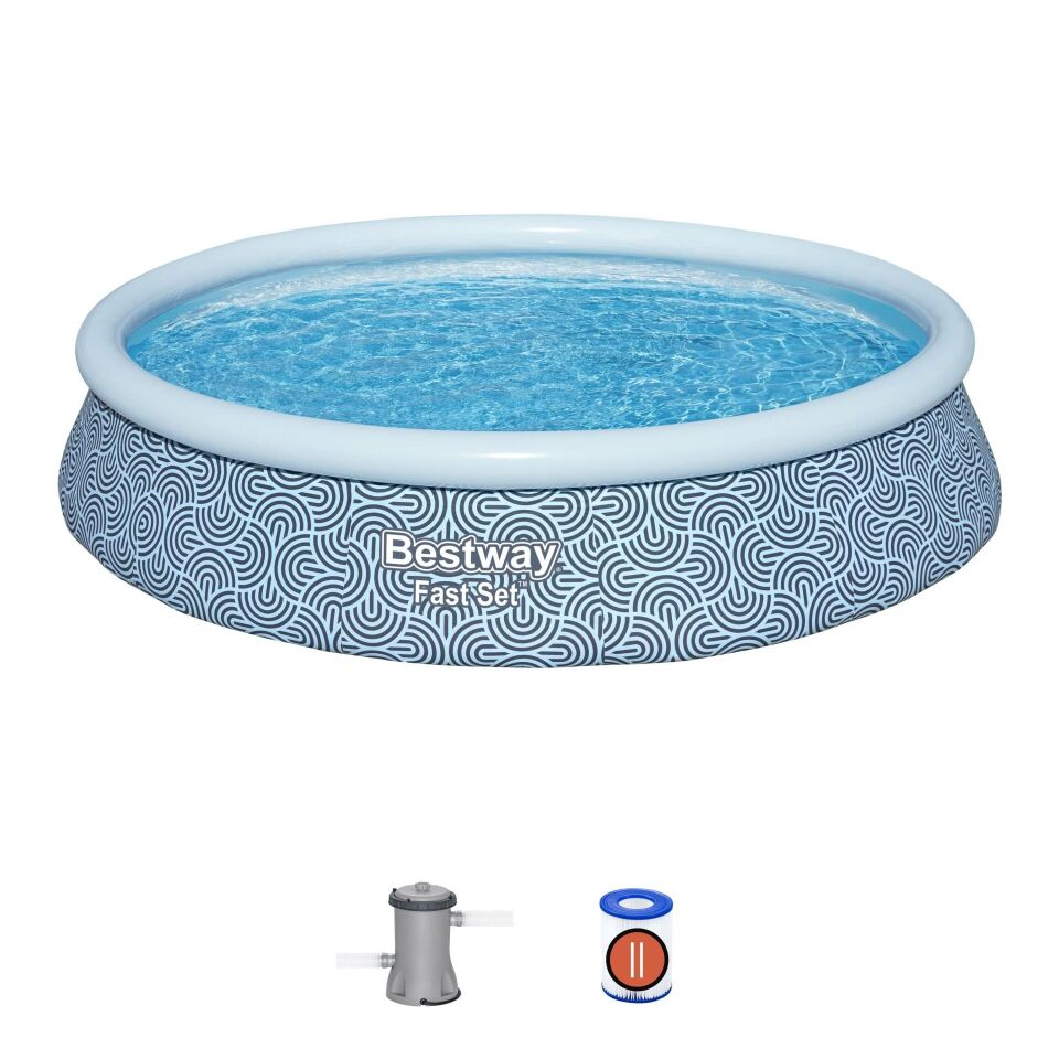 Bestway® 57376 Fast Set™ Çember Şişme Havuz Seti 3,96 m x 84 cm