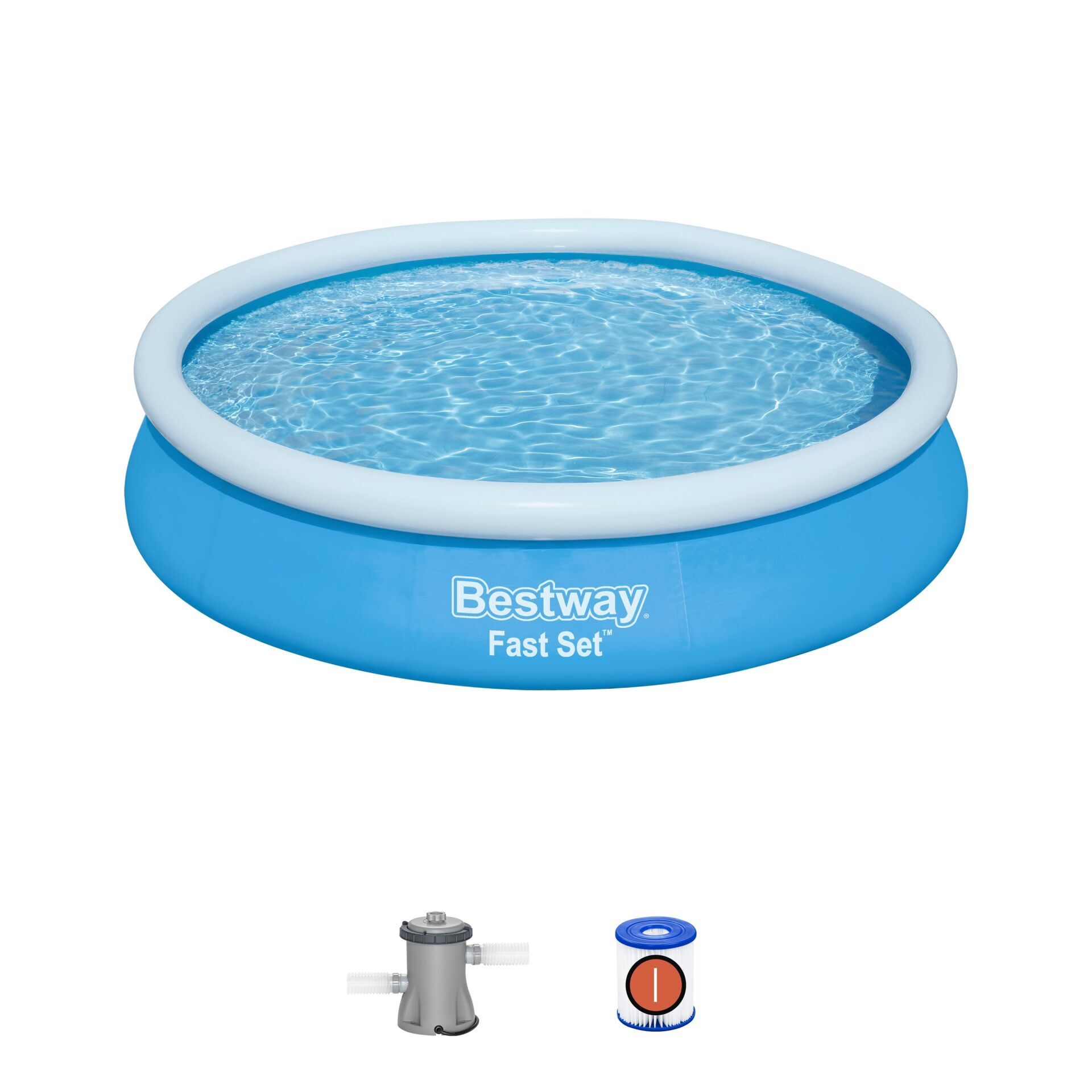 Bestway® 57274 Fast Set™ Çember Şişme Havuz Seti 3,66 m x 76 cm