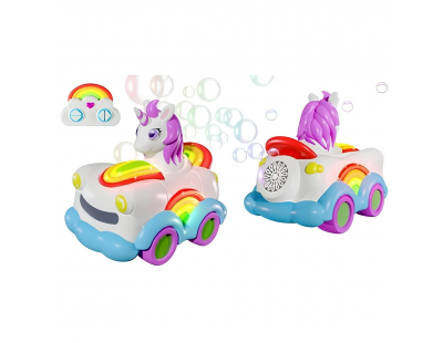 Baloncuk Çıkartan Uzaktan Kumandalı Unicorn Araba 3.7V.USB