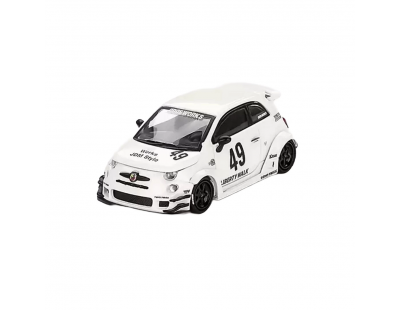 Mini GT 1/64 LB-WORKS x Abas Works ABARTH 595 Gara White - Blister Paket