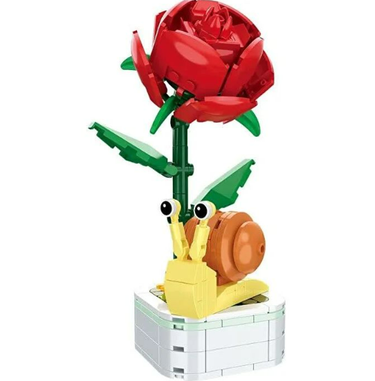 BIG0H03F 8'Lİ ÇİÇEK YAPI BLOKLARI ÇİÇEK LEGO ASORTİ 1 ADET FİYATIDIR
