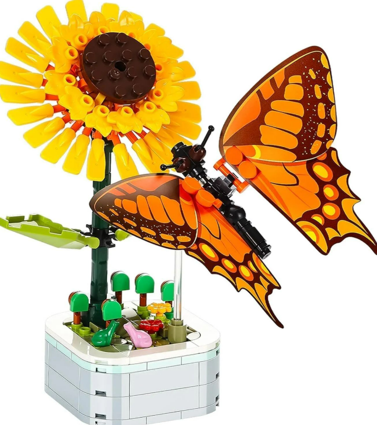 BIG0H03F 8'Lİ ÇİÇEK YAPI BLOKLARI ÇİÇEK LEGO ASORTİ 1 ADET FİYATIDIR