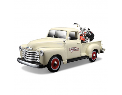 Maisto 1:25 Harley-Davidson 1950 Chevrolet 3100 Pickup Model Araba