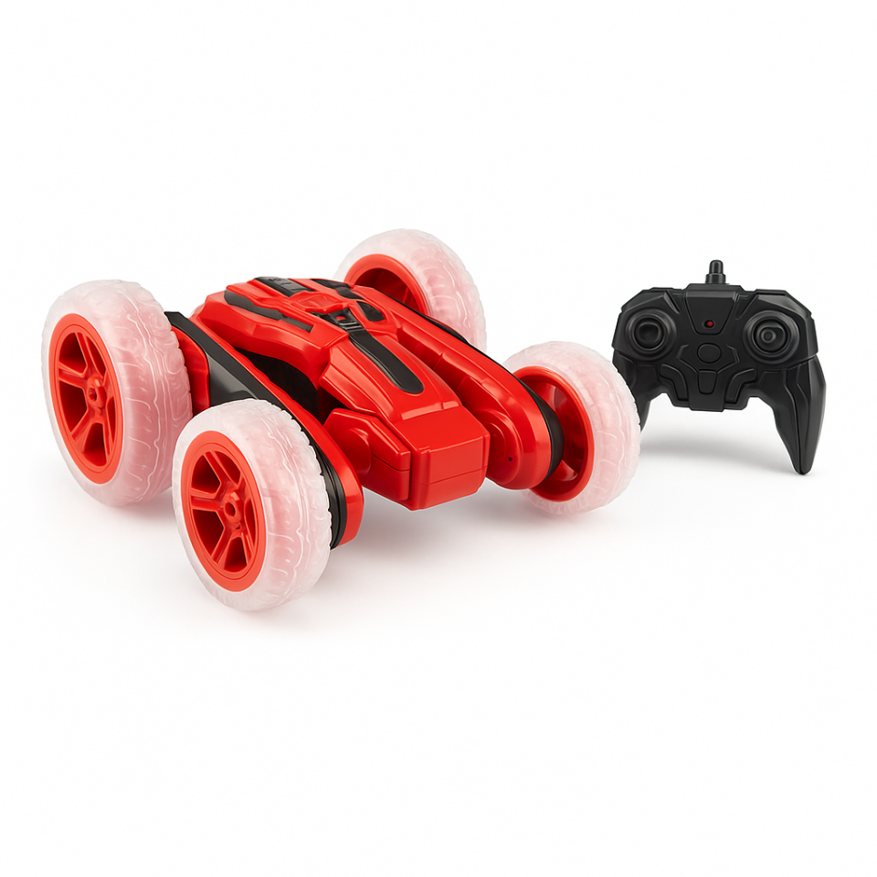 Kumandalı Işıklı Buharlı Çılgın Stunt Spin Araba -Vardem Oyuncak