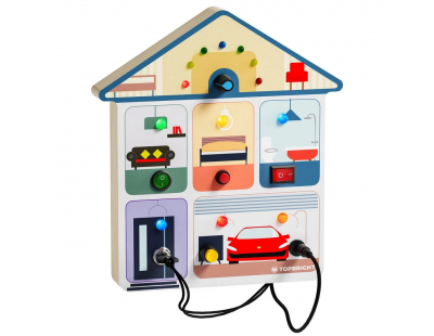 Top Bright Ahşap Oyuncaklar Alarm Evi