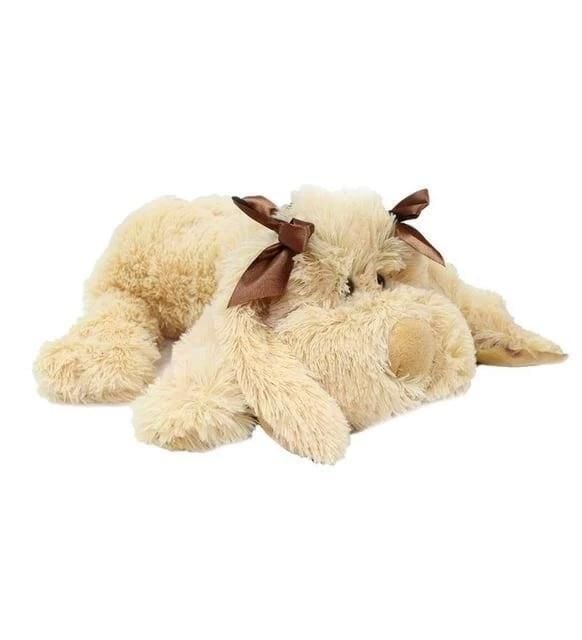 62523 PELUŞ 45CM YATAN TEMBEL KÖPEK -HLY