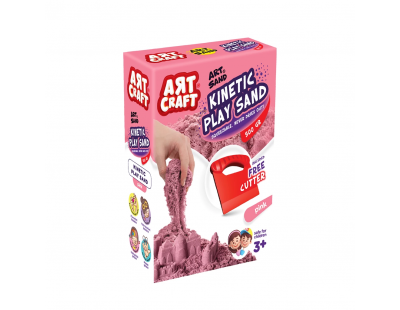 Aksesuarlı Pembe Kinetik Oyun Kumu 500 gr