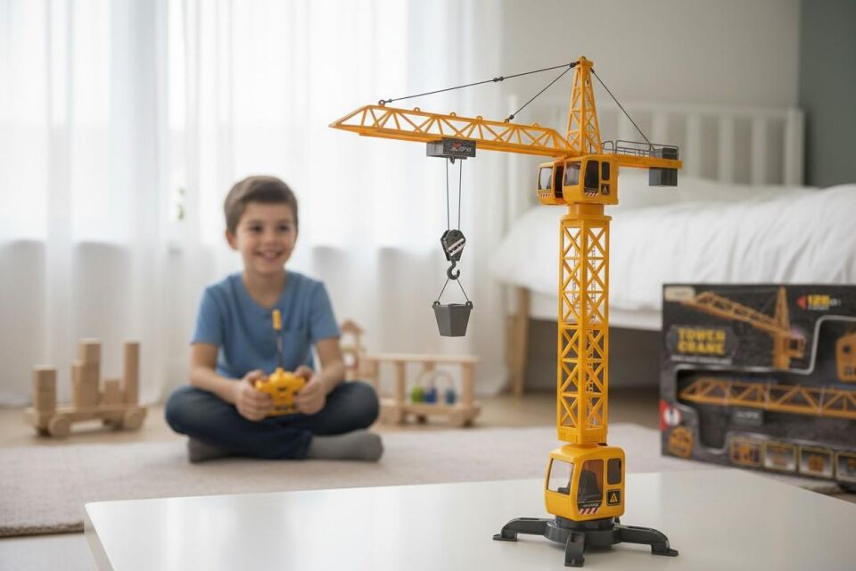 SH5001 2.4G 1:12 UZK.KUM.KULE VİNÇ 9KN IŞK SES-ZRV