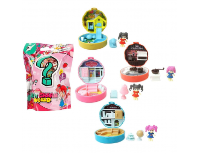 Taşınabilir Dollhouse Mini Figür Sürpriz Paket