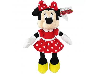 Minnie Kırmızı Elbiseli Peluş 25 cm