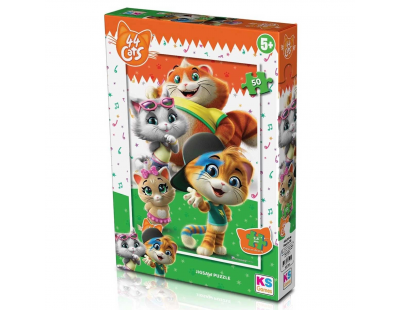 KS Games 44 Cats 50 Parça Puzzle