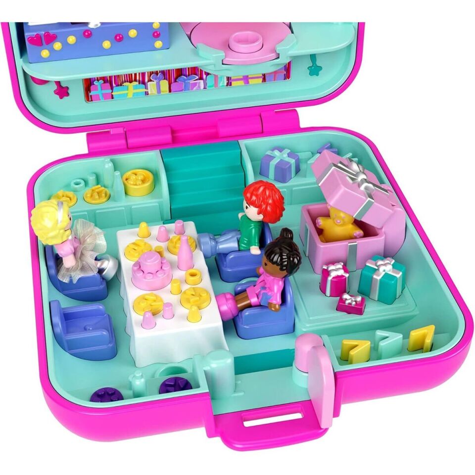 JGK22 Polly Pocket Mattel 80. Yıl Özel Nostaljik Kompakt Oyun Seti