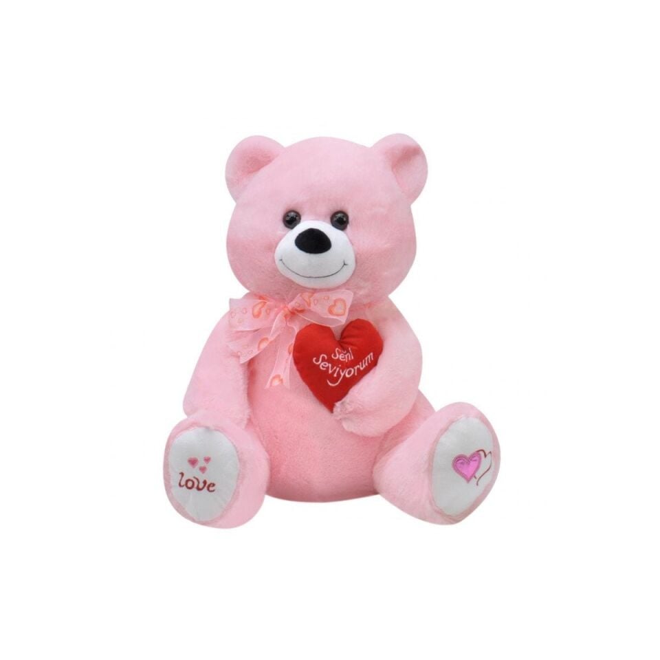 1045P SL Tıkıl Ayı 65 cm Pembe
