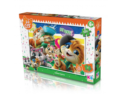 KS Games 44 Cats 100 Parça Puzzle