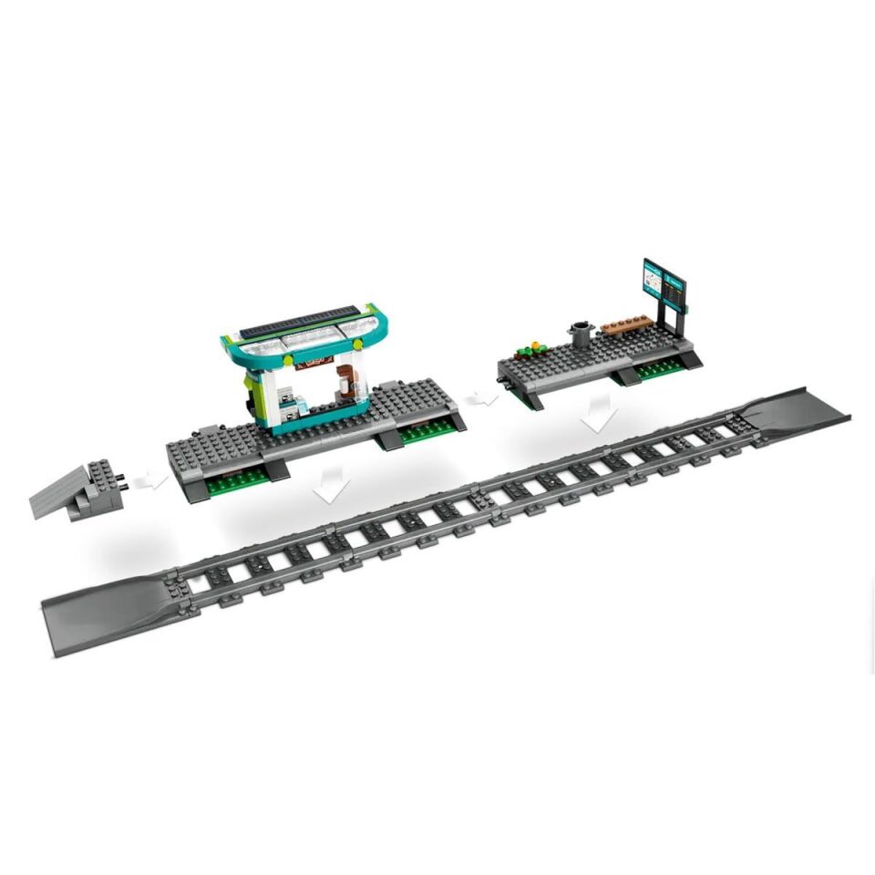 60423 Lego City Şehir Merkezi Tramvay İstasyonu 811 parça +7 yaş