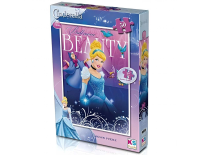 KS Games Cinderella 50 Parça Puzzle