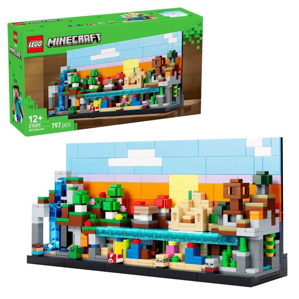 21589 Lego Minecraft Mini Biomes 797 parça +12 yaş