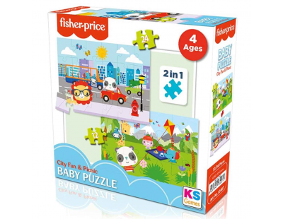 Fisher Price Baby City Fun & Picnic 2 si 1 Arada Puzzle