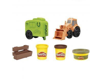 Play-Doh Çalışkan Traktör ve Römork F1012