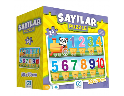 Ca Games Sayılar Puzzle 24 Parça 5134