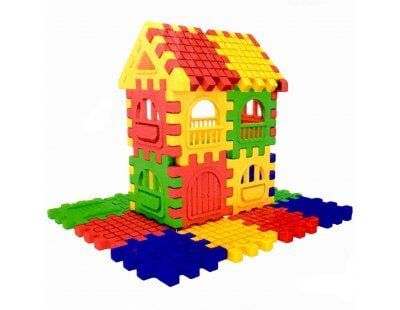 Puzzle City 3D Yapı ve Tasarım Blokları 128 Parça