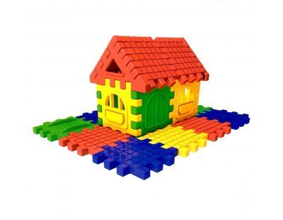 Puzzle City 3D Yapı ve Tasarım Blokları 64 Parça