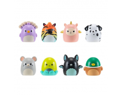 Squish-a-longs 8 Figür + Yüzük Set Seri 1