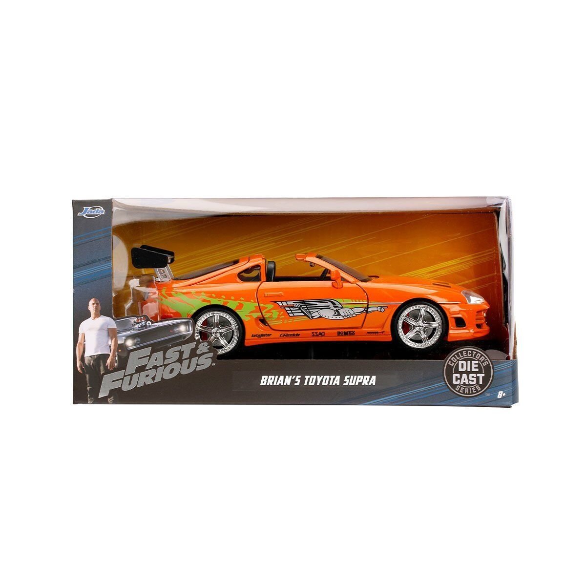 Jada Fast and Furious Brian's 1995 Toyota Supra 1:24 Model Araba 253203005