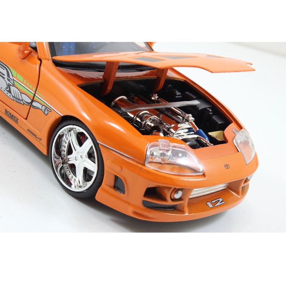 Jada Fast and Furious Brian's 1995 Toyota Supra 1:24 Model Araba 253203005