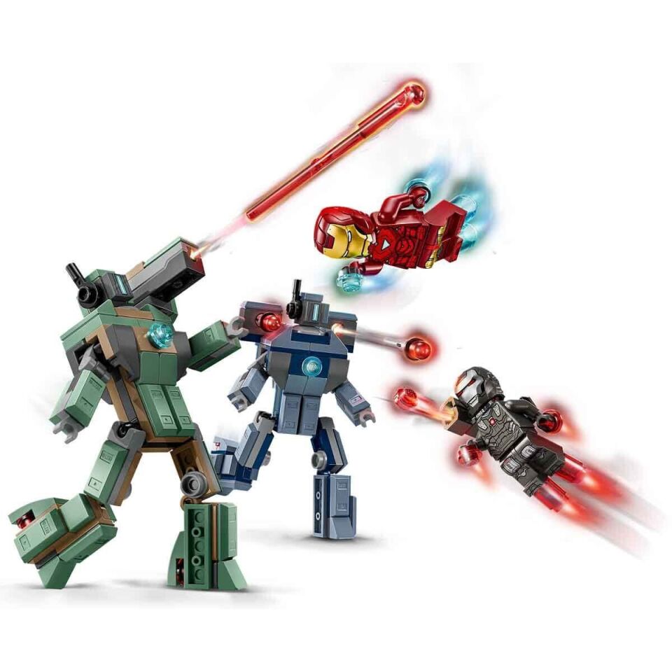 Lego 76320 Marvel Iron Man ve War Machine Hammer İnsansız Hava Araçlarına Karşı
