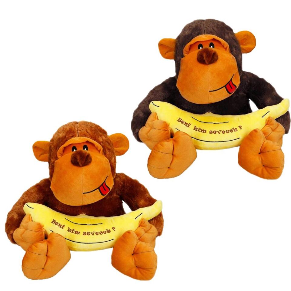 Sunman Muzlu Goril Peluş 50 cm 1518