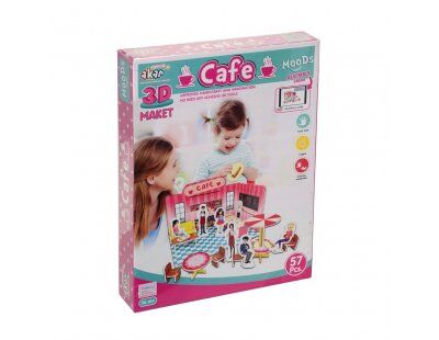 Cafe Maket 3 Boyutlu Puzzle