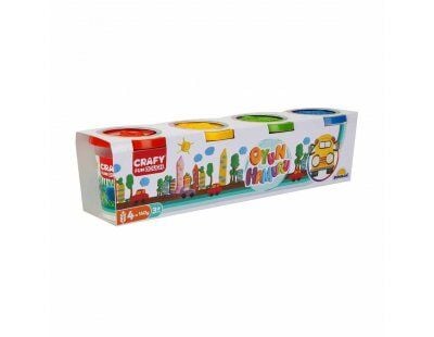 Crafy 4'lü Oyun Hamuru 520 Gr.