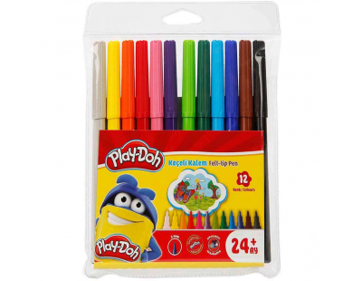 Play-Doh Keçeli Kalem 12 Renk