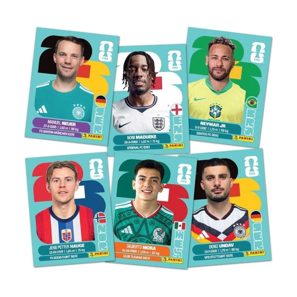 8040 FİFA WORLD CUP 2026 UPDATE SET STİCKER CALLECTİON