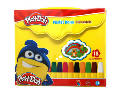 Play-Doh Çantalı 18'li Pastel Boya
