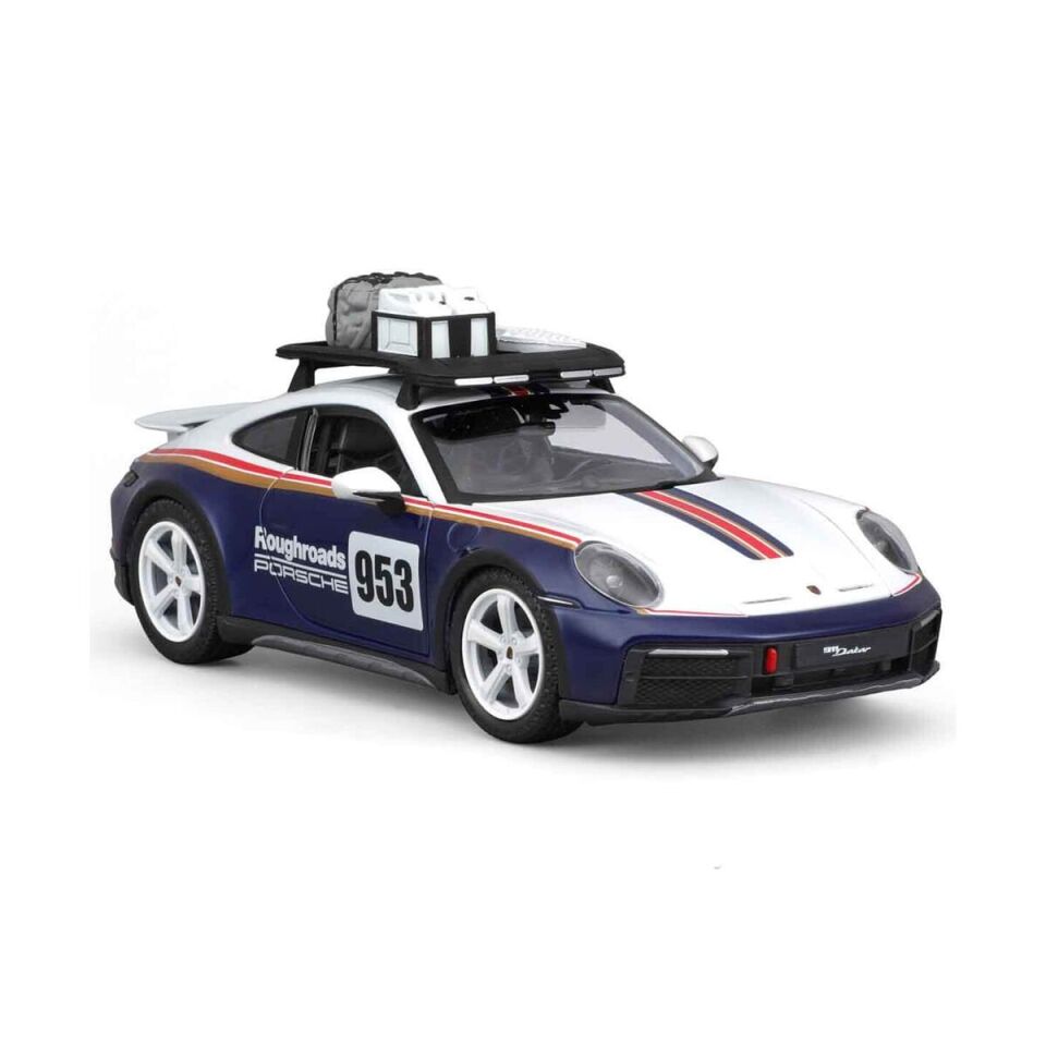 28029 Burago 1:24 Porsche 911 Dakar Model Araba -Sunman