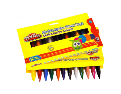 Play-Doh 12 Renk Extra Jumbo Crayon