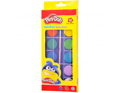 Play-Doh Sulu Boya 28 MM Büyük Boy 12 Renk