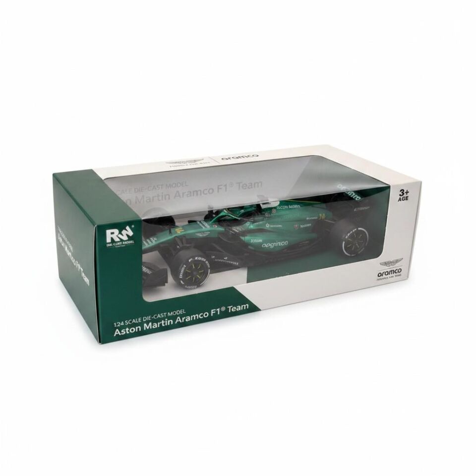 RW5124 1:24 ASTON MARTİN F1 ÇEK BIR.ARABA LİSANSLI METAL MODEL ARABA